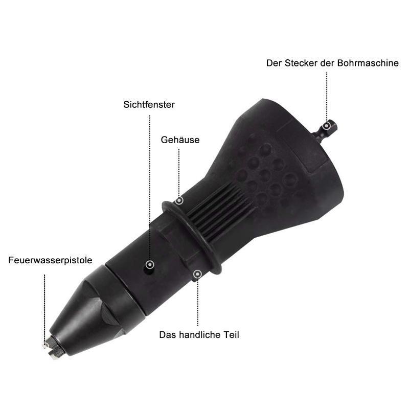 Lisslune | Detachable stud gun drill adapter