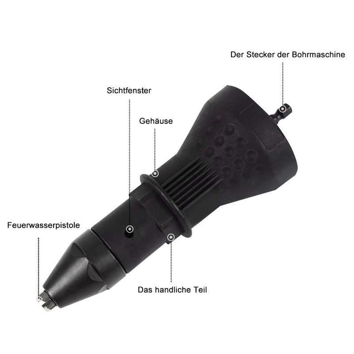 Lisslune | Detachable stud gun drill adapter
