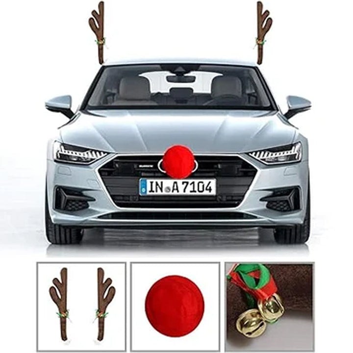 Lisslune | Premium Reindeer Car Kit Antlers