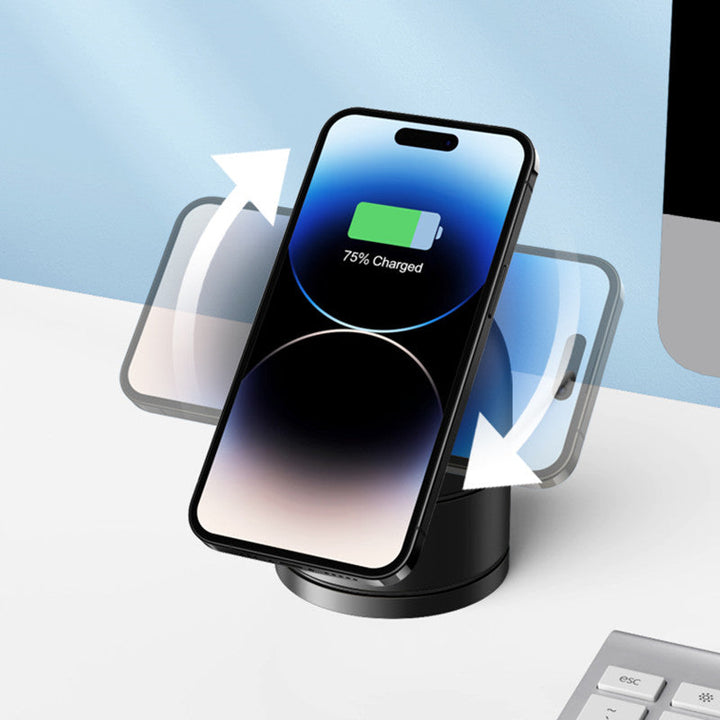 Lisslune | Charger Phone Stand with Floating Desktop Design and Creative Aluminum Alloy Base