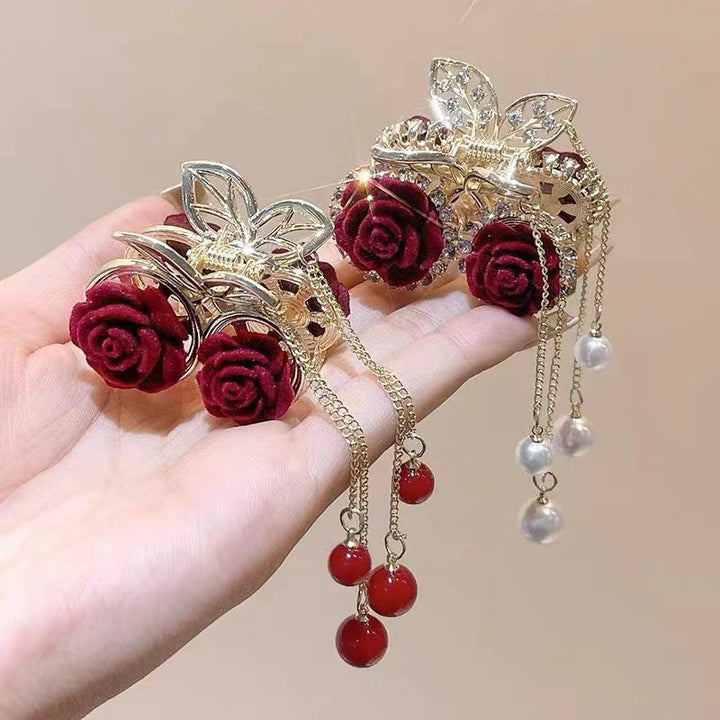 Lisslune | Metal Hair Clip with Tassel