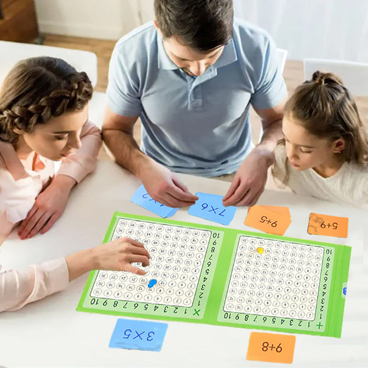 Lisslune | 2-in-1 Magnetic Multiplication and Addition Learning Toy for Kids