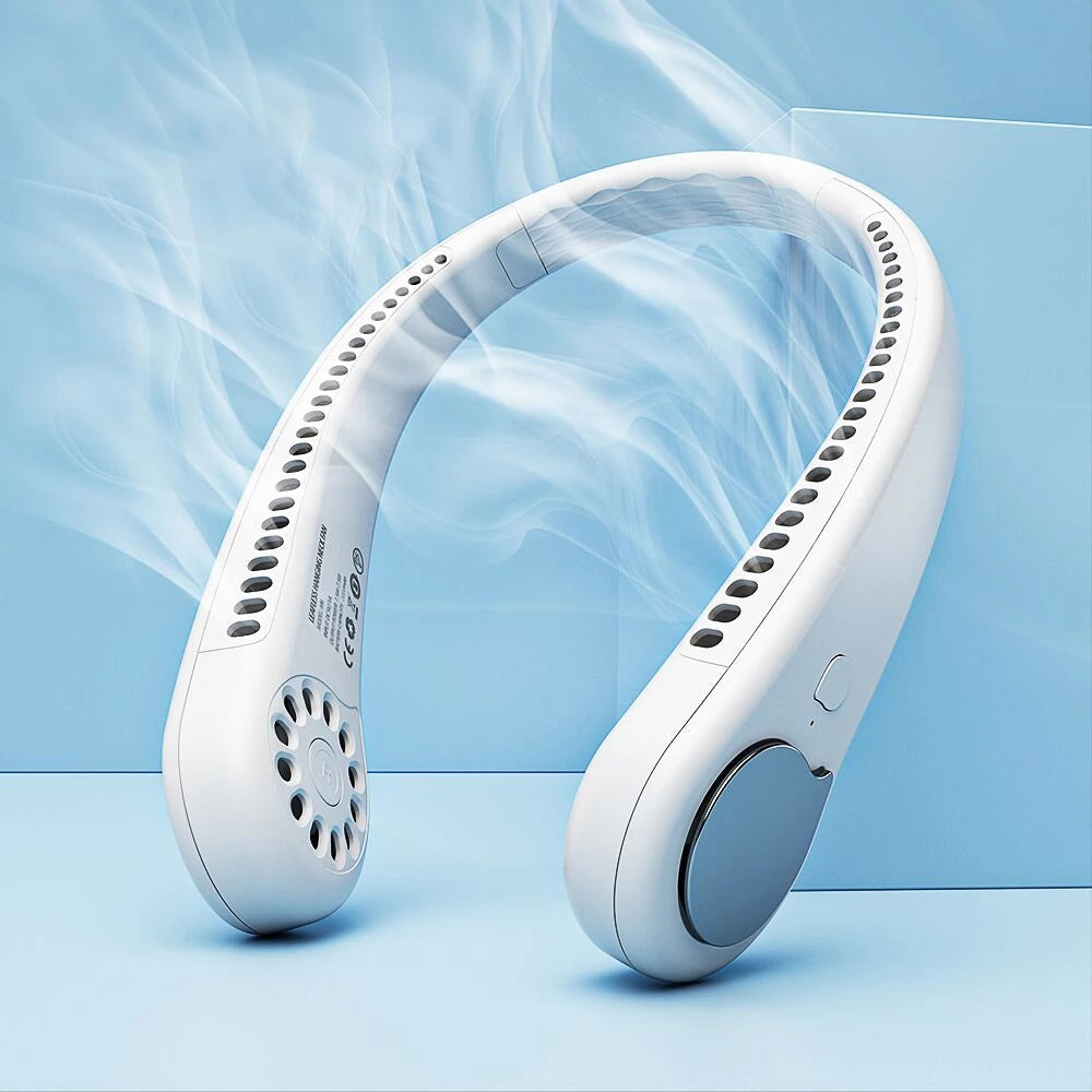 Lisslune | Portable Neck Fan, Bladeless Neck Fan Rechargeable