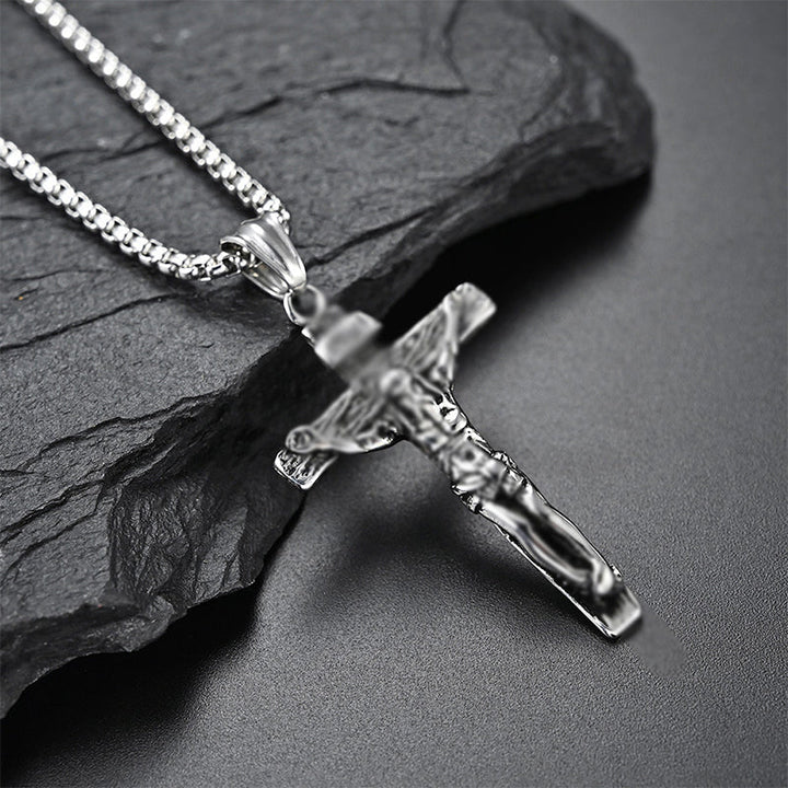 Lisslune | Titanium Steel Cross Pendant Necklace