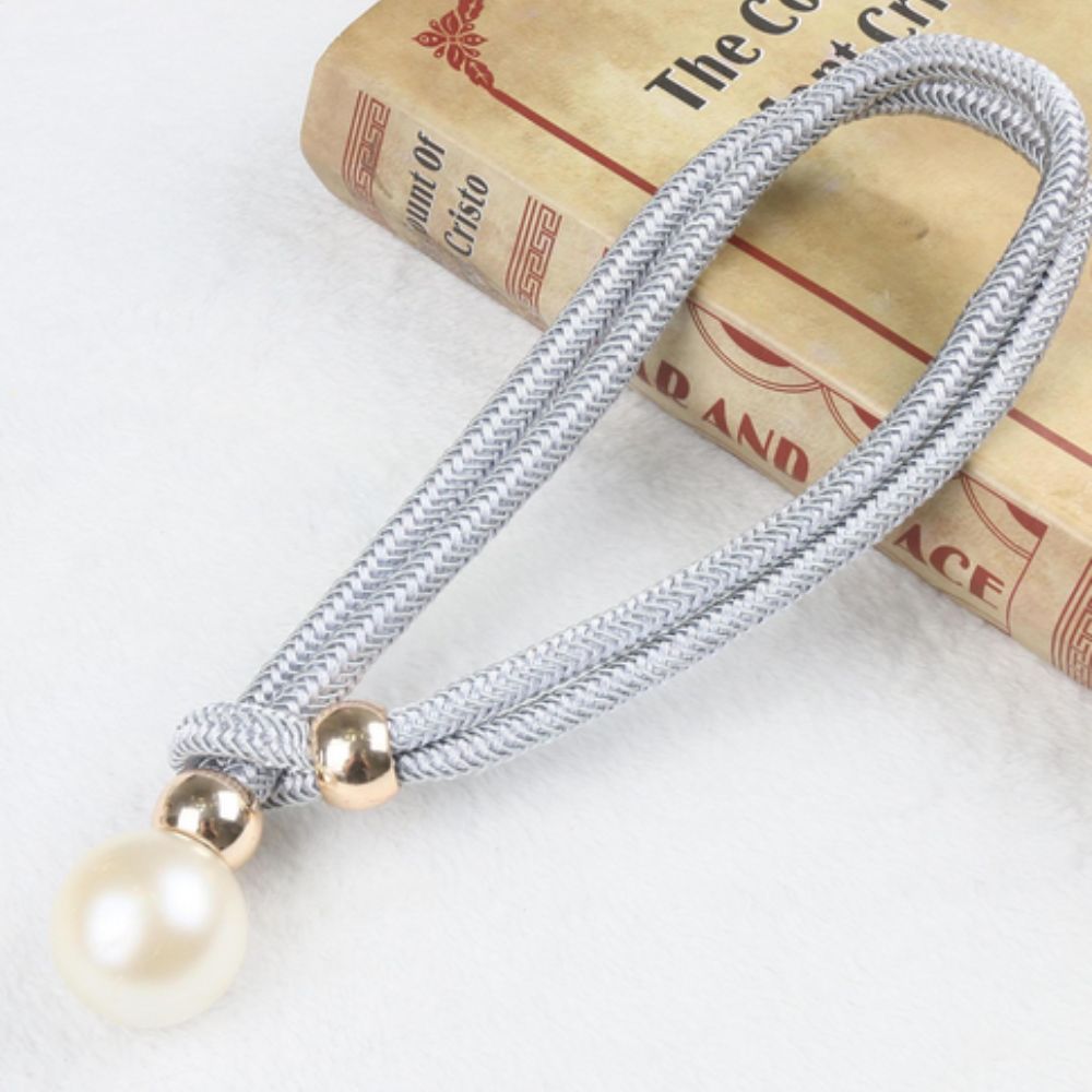 Lisslune | Lustrous Pearl Curtain Tie Back | 2 Pcs Set