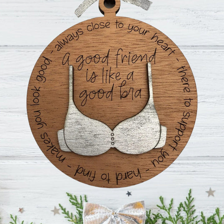 Lisslune | Funny Christmas Bra Ornament