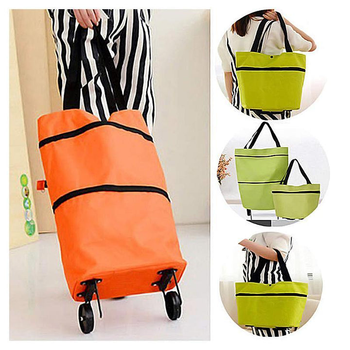 Lisslune | Foldable shopping bag with wheels