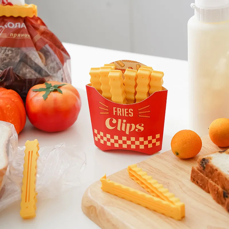 Lisslune | Funny Magnetic French Fry Food Clips