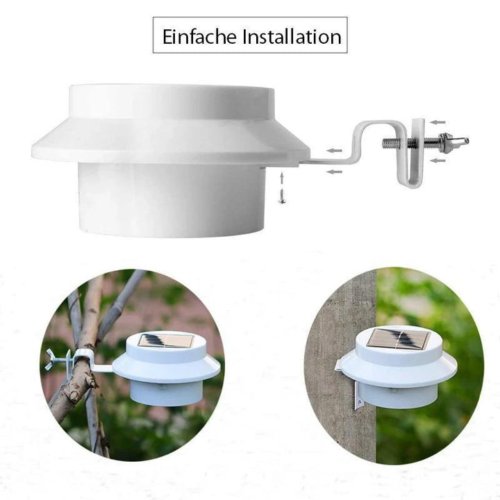 Lisslune | Solar-powered Roof Gutter Lights