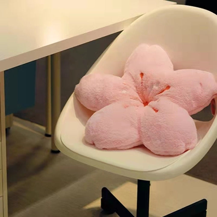 Lisslune | Colorful Cherry Flower Seat Cushion Pillow