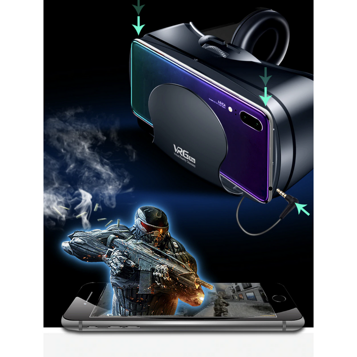 Lisslune | ImmersionX VR Headset - intelligent VR headsets with integrated headphones