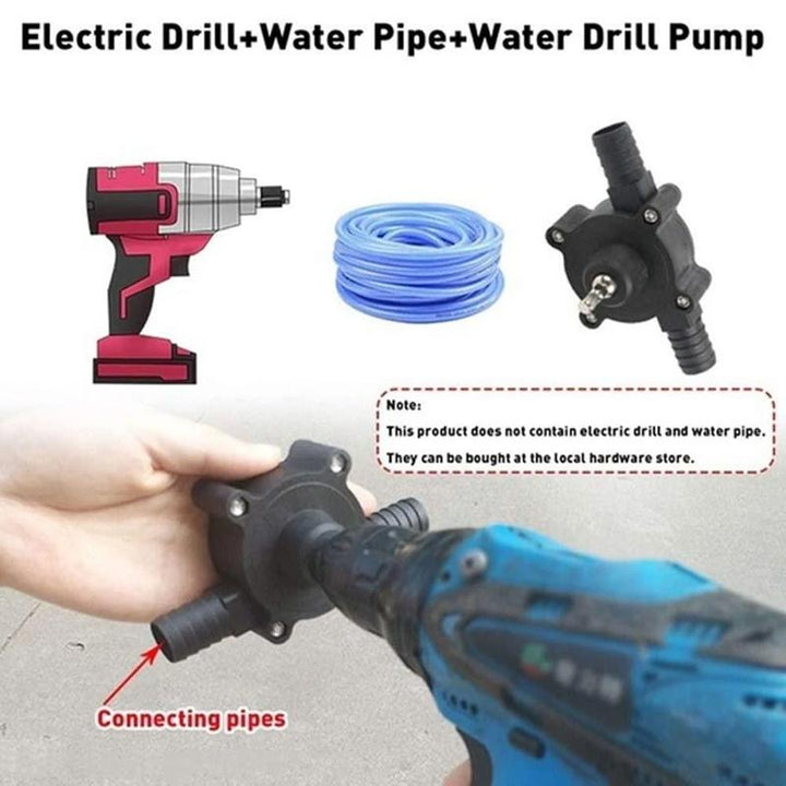 Lisslune | Hand Electric Drill Drive Self-Priming Water Transfer Pump