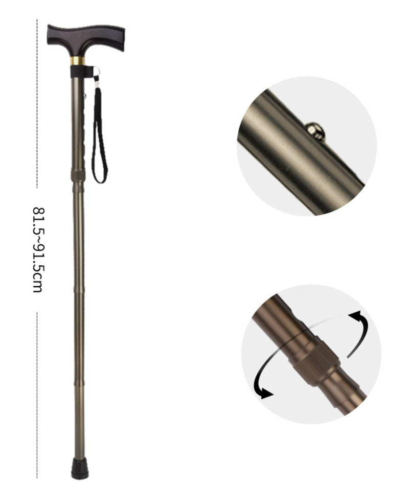 Lisslune | Expandable And Foldable Elderly Cane
