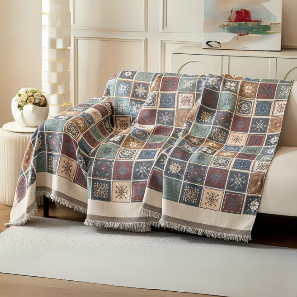 Lisslune | Geneva Boho Knitted Sofa Cover