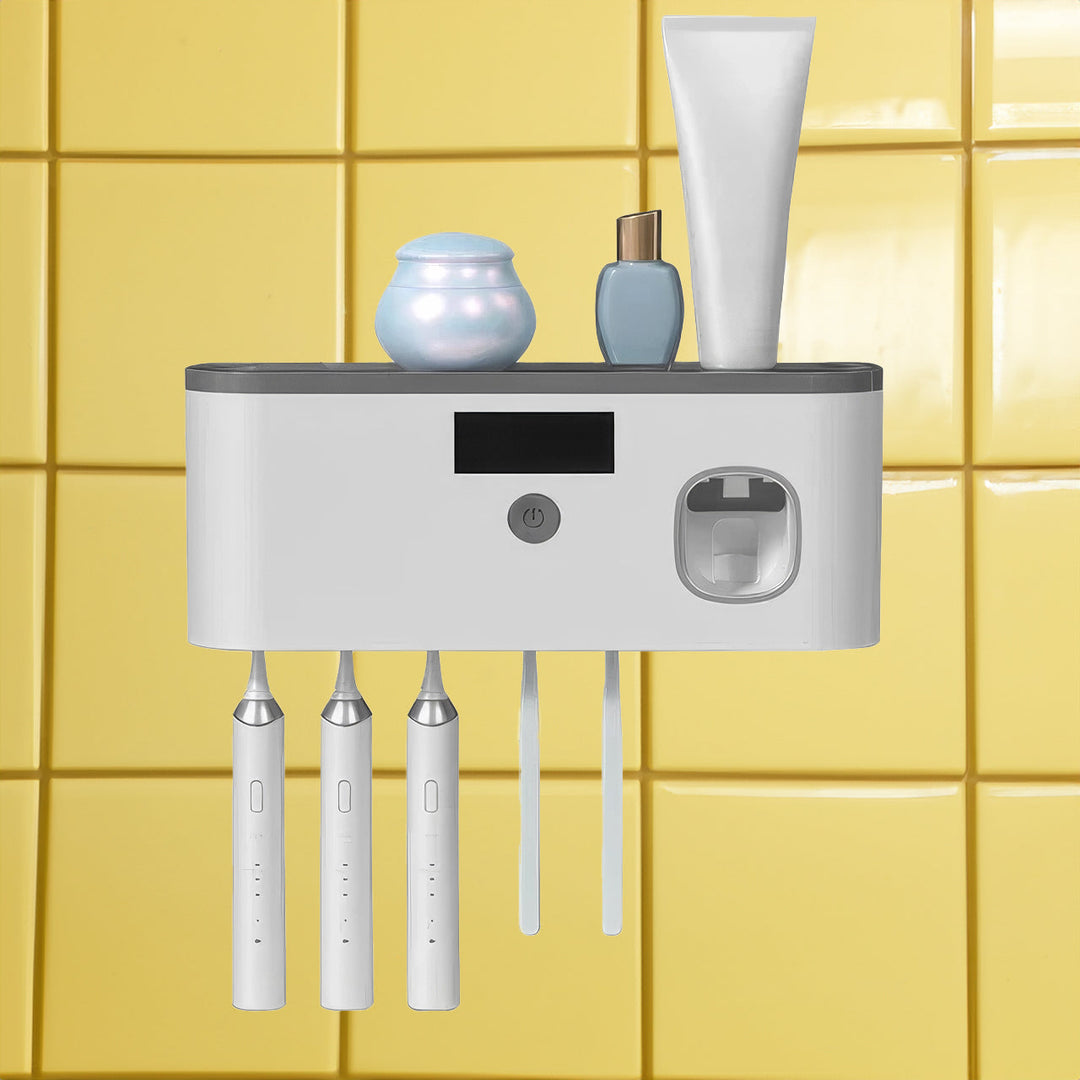 Lisslune | Smart Toothbrush Holder for Bathroom with UV Sterilizer