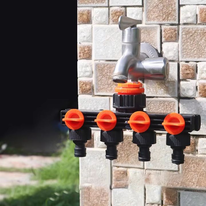 Lisslune | 4-Way Garden Hose Splitter – Efficient Irrigation for Your Garden