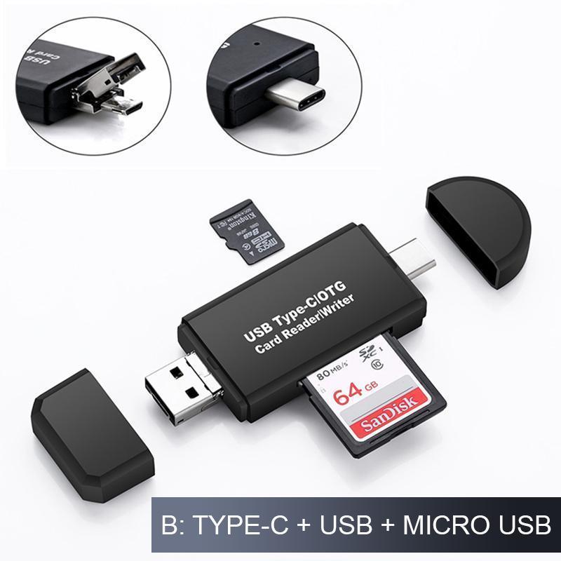 Lisslune | 3 in 1 OTG card reader