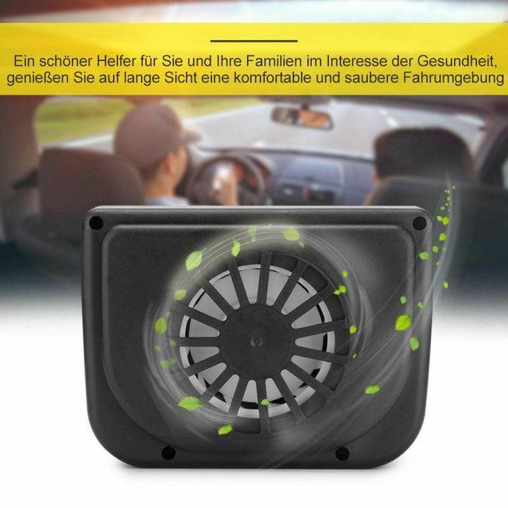 Lisslune | Solar-powered fan for the car
