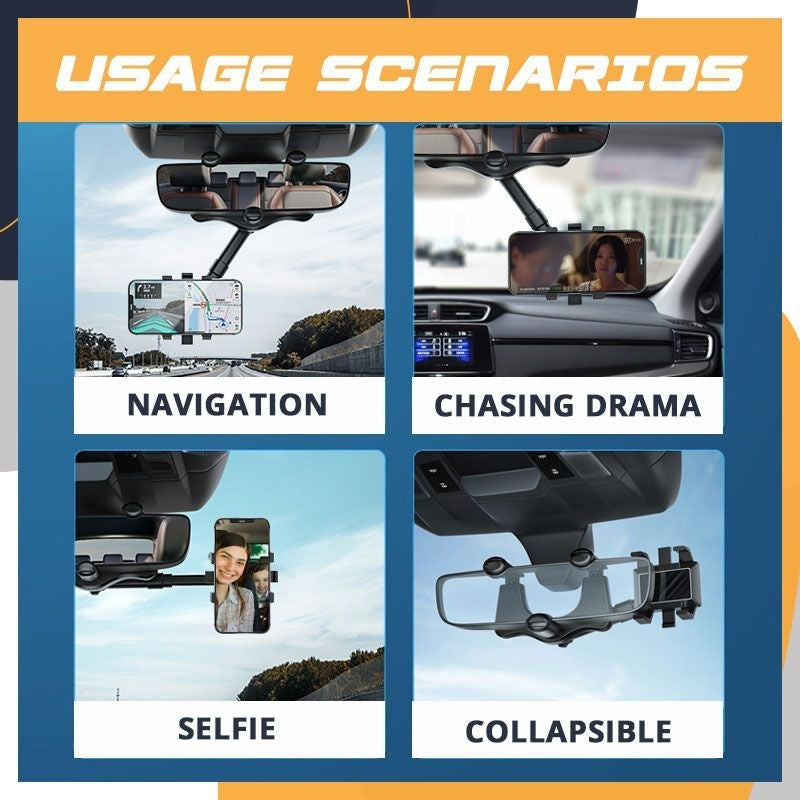 Lisslune | Rotatable & Extendable Car Phone Holder