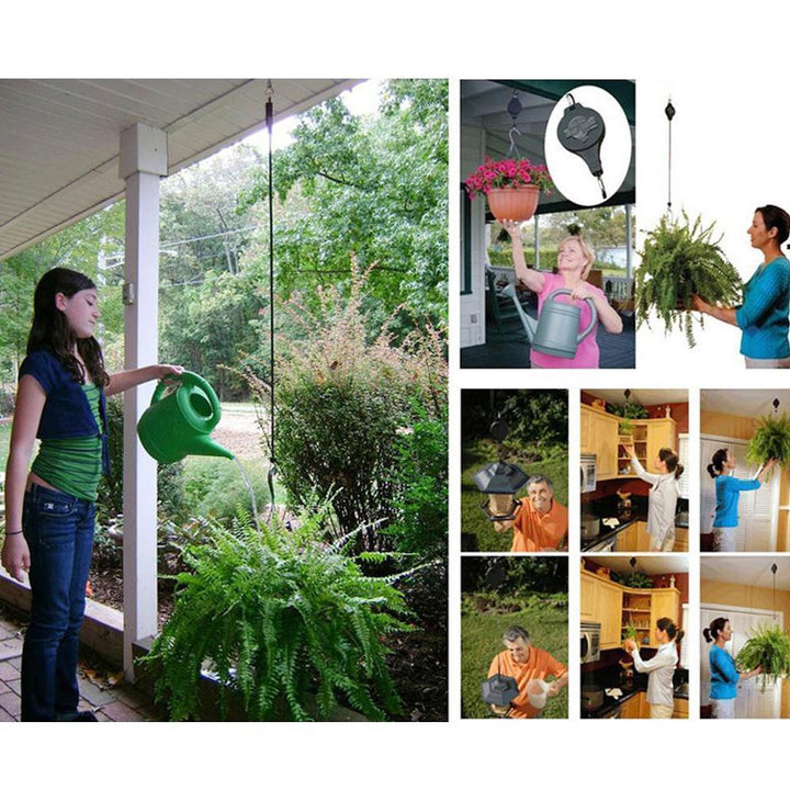 Lisslune | Telescopic Hook for Garden Baskets Pots, Birdhouse