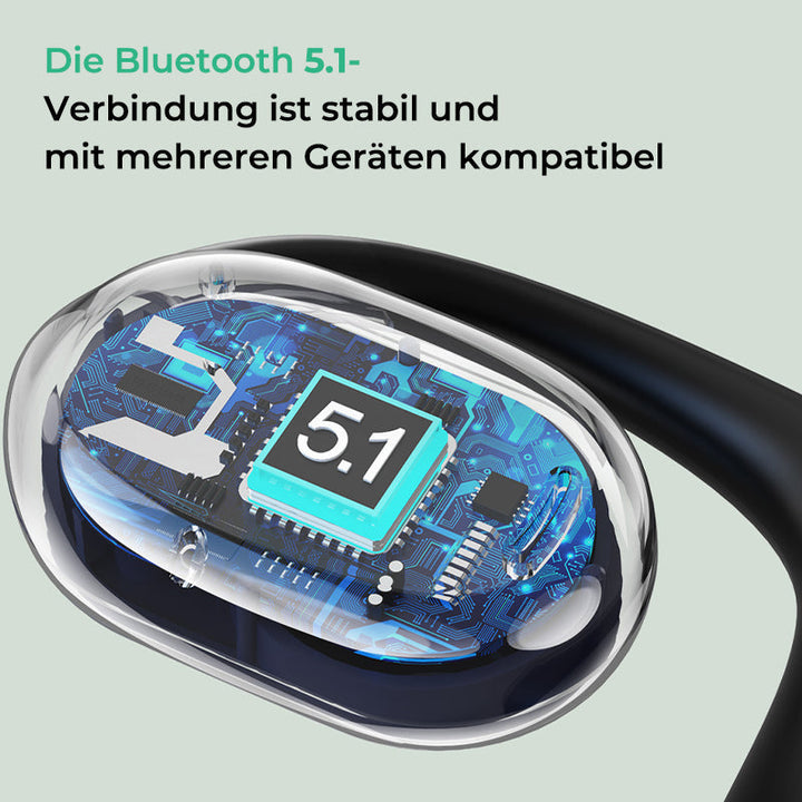 Lisslune | Wireless Bluetooth Headset with Hanging Ear