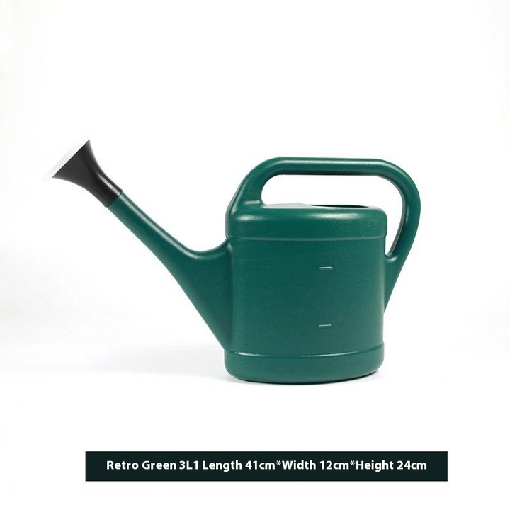 Lisslune | Large-volume watering can with long spout – plastic for garden care