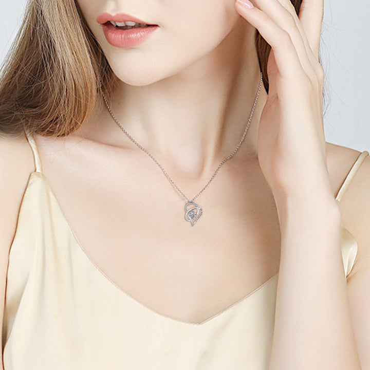Lisslune | Letter Heart Necklaces for Mom