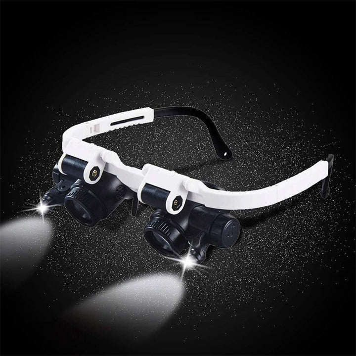Lisslune | Magnifying glasses with LED lamps for double eyes