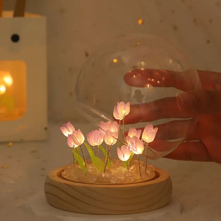 Lisslune | DIY glowing tulip night light