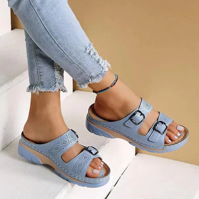 Lisslune | Women's Orthopedic Sandals made of Leather