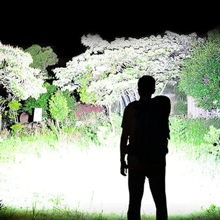 Lisslune | Tactical Flashlight – LED Flashlight with Zoom & Power Bank Function