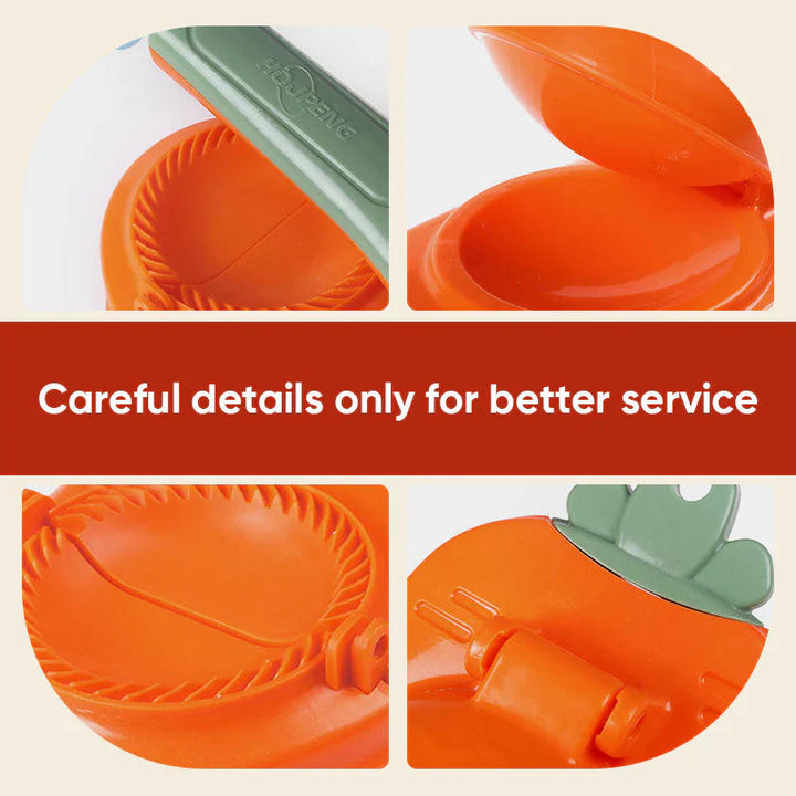 Lisslune | Dumpling mold with lever mechanism for quick and even dough pockets