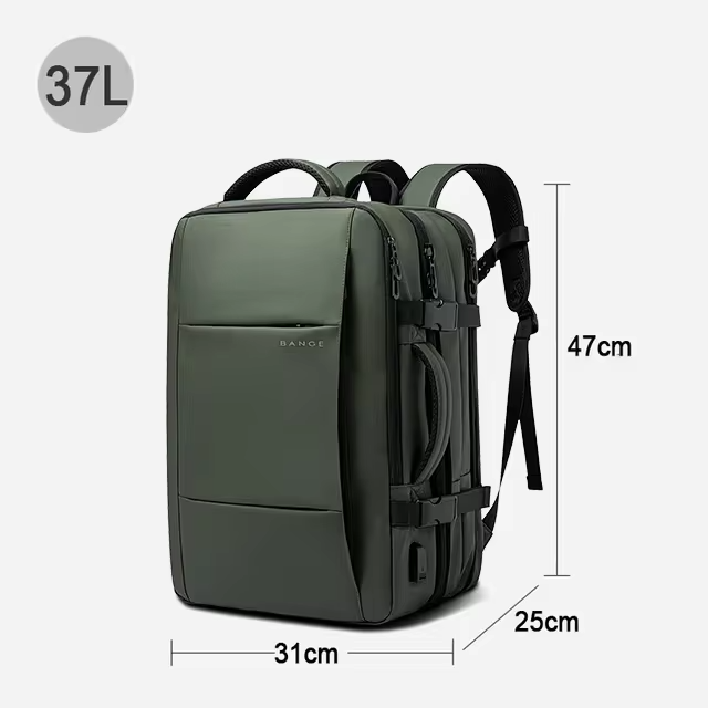 Lisslune | Waterproof Expandable Travel Backpack – Large Capacity & Anti-Theft Protection