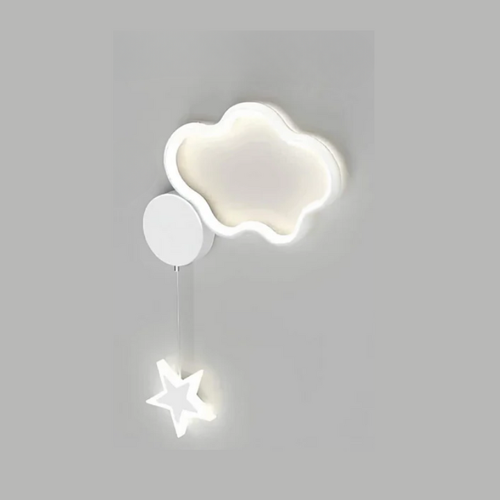 Lisslune | DreamLight | Magical Wall Lamp with Clouds, Stars and Moon