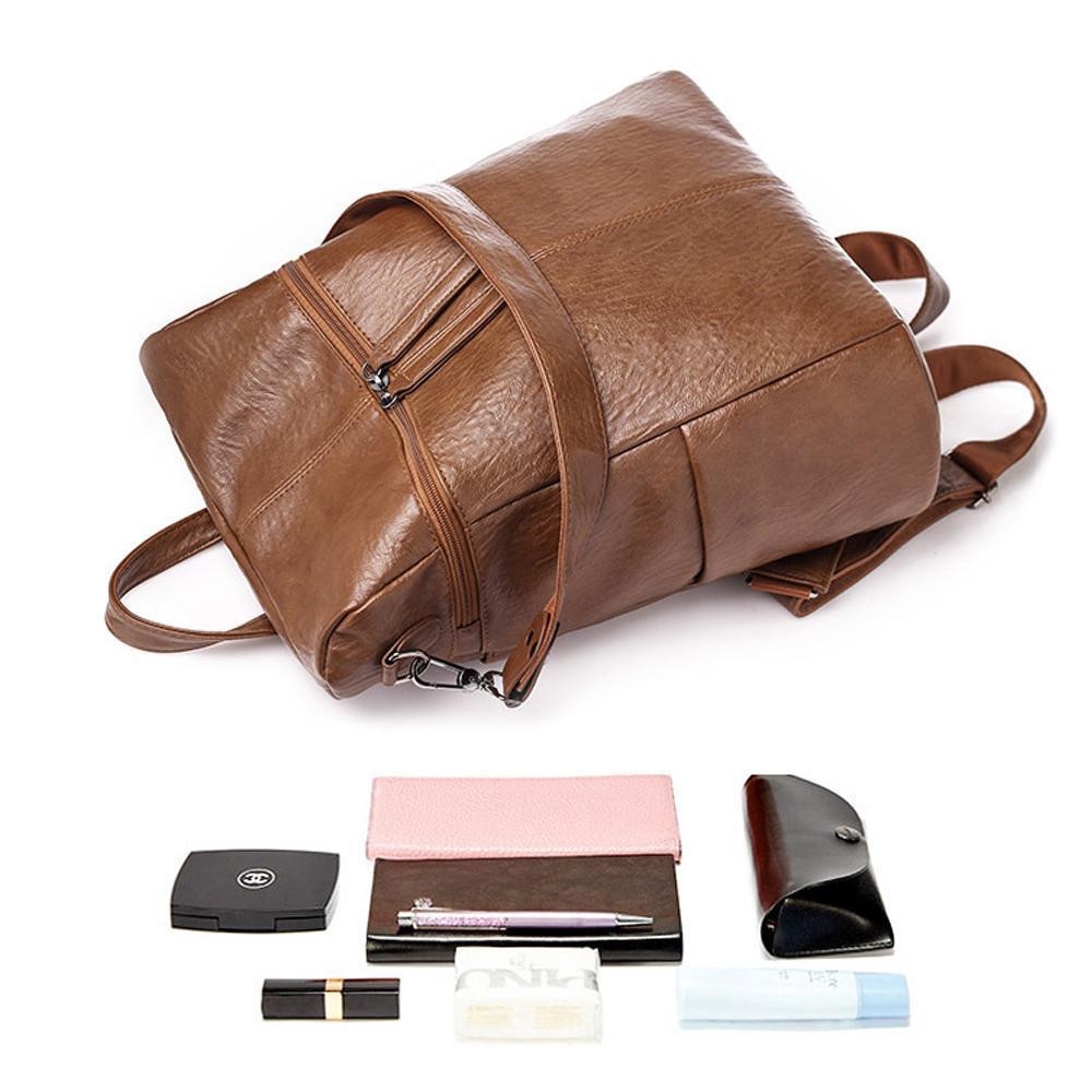 Lisslune | Rucksack with large capacity - Full leather