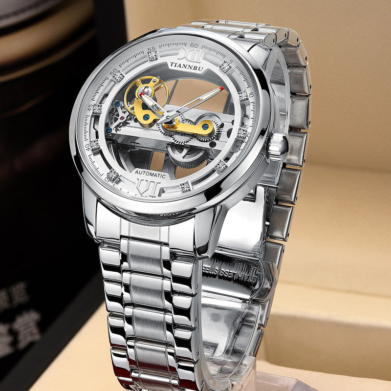 Lisslune | Skeleton Tourbillon Ultra Thin Automatic Mechanical Watch