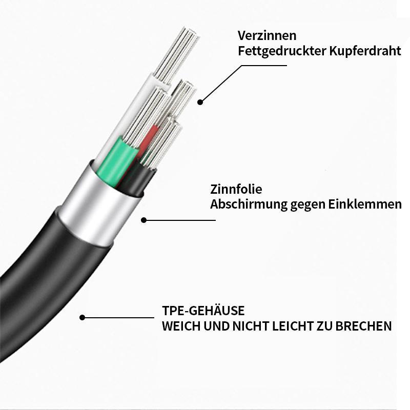Lisslune | 3 in 1 charging cable - can charge two mobile phones simultaneously