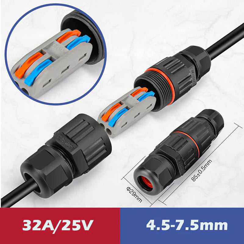 Lisslune | Outdoor waterproof electric cable connector