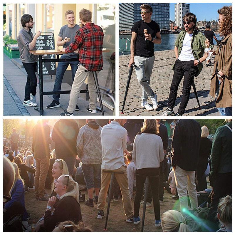 Lisslune | ZitZeker | Portable Folding Mini Chair for On-the-Go and Outdoor Activities