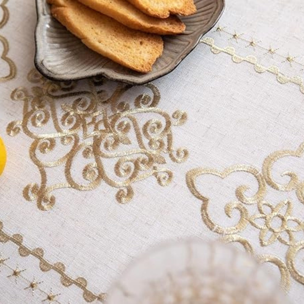 Lisslune | Sorella Luxe Embroidered Tablecloth