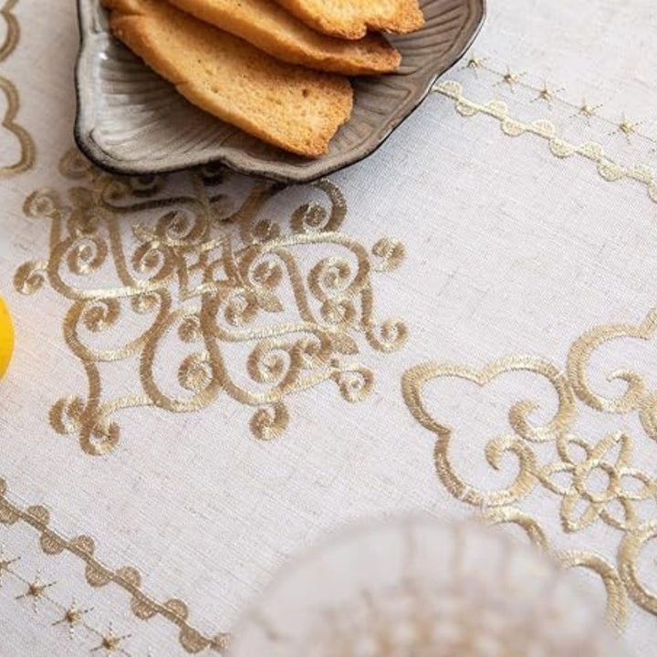 Lisslune | Sorella Luxe Embroidered Tablecloth