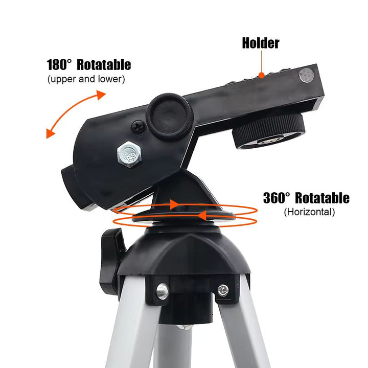 Lisslune | Professional Astronomical Telescope | 70mm Aperture, 300mm Focal Length & Easy Setup for Stargazing and Nature Exploration