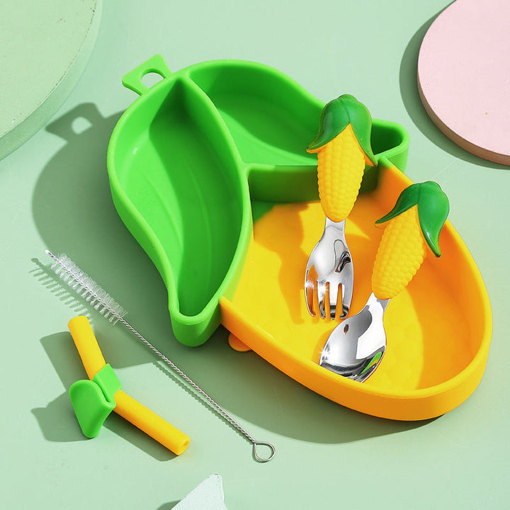 Lisslune | Toddler Plate with Suction Cup
