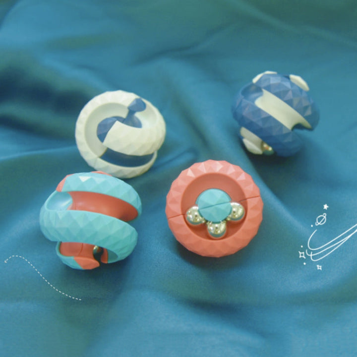 Lisslune | Creative Finger Spinner Decompression Toy with Rolling Ball