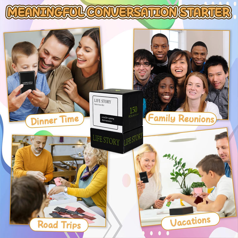 Lisslune | Life Story Interview Cards Set