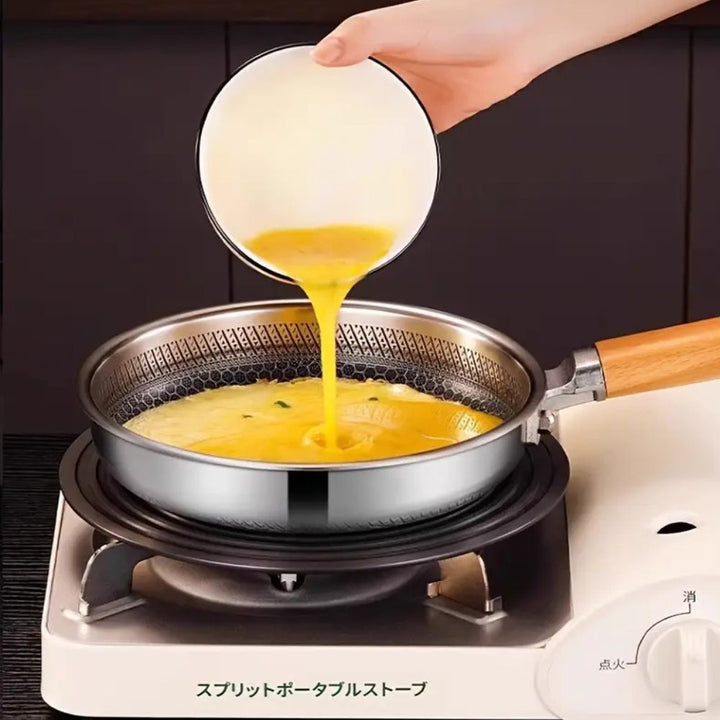 Lisslune | Nature Grip Stainless Steel Pan