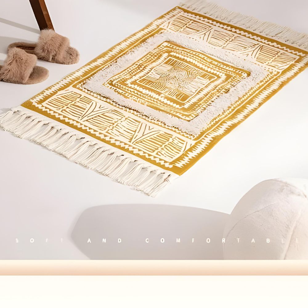 Lisslune | Lustre Fringe Bohemian Rug