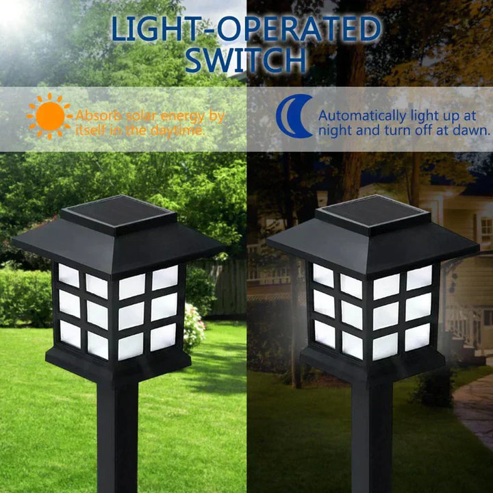 Lisslune | LuminaQuad - Solar LED garden lamp