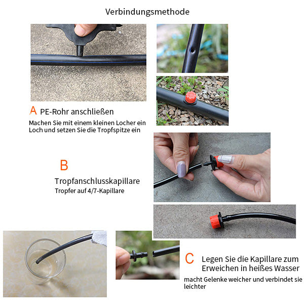 Lisslune | Adjustable drip nozzles for irrigation