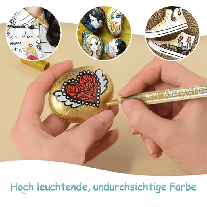 Lisslune | Highly pigmented acrylic paint markers